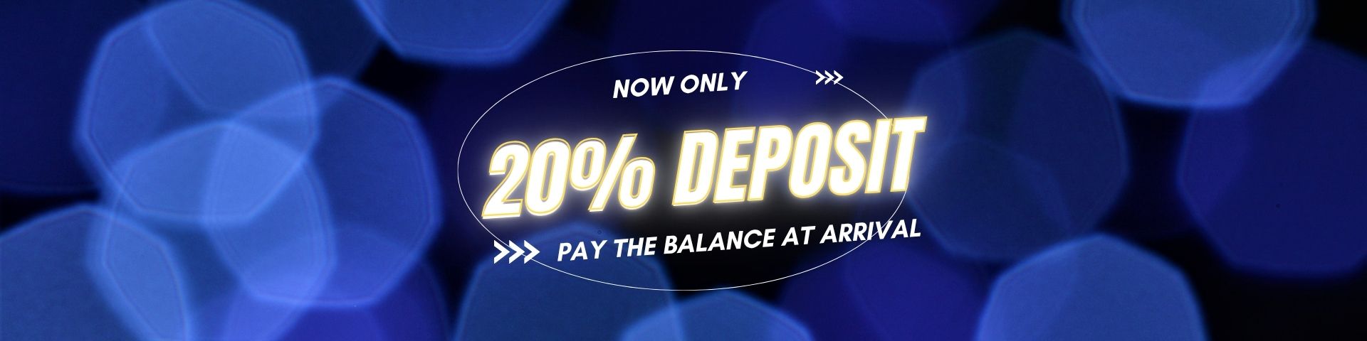 20% deposit banner 20% deposit banner